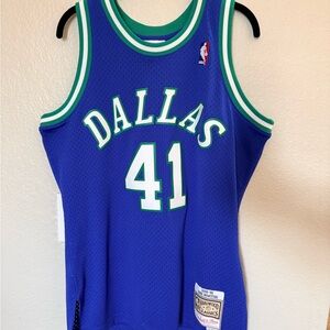 Dallas Blue Basketball Jersey